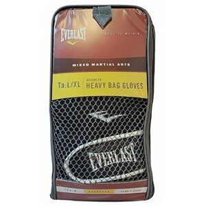 Everlast Advanced Heavy Bag Boxing Gloves L/XL Black Pre-owned Great condition